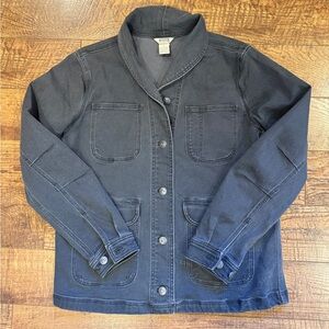 Duluth Trading Co Charcoal Denim Jacket